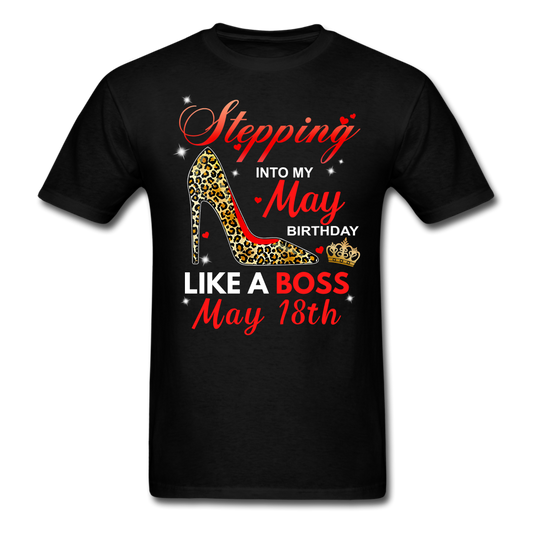 BOSS 18TH MAY UNISEX SHIRT - black