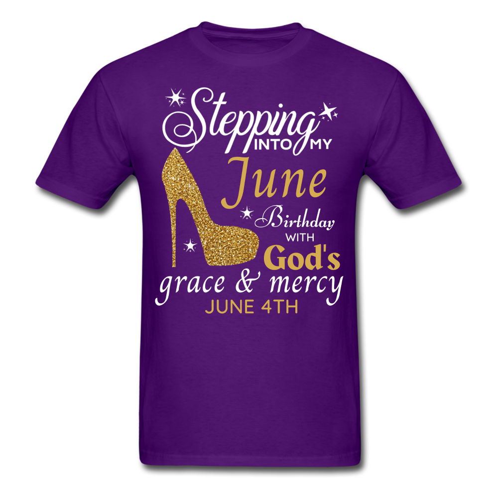 JUNE 4TH GRACE UNISEX SHIRT - purple