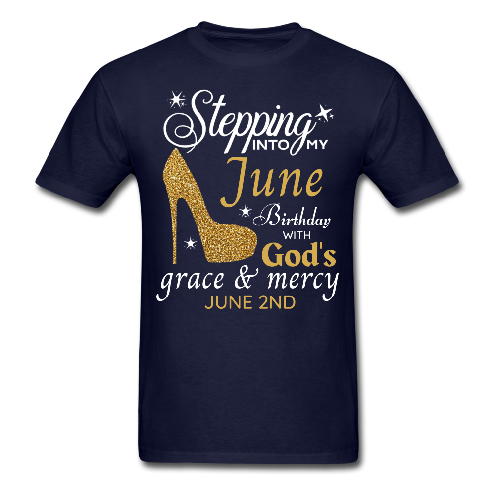 JUNE 2ND GRACE UNISEX SHIRT - navy