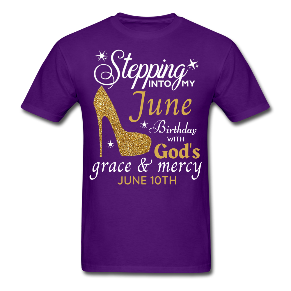 JUNE 10TH GRACE UNISEX SHIRT - purple