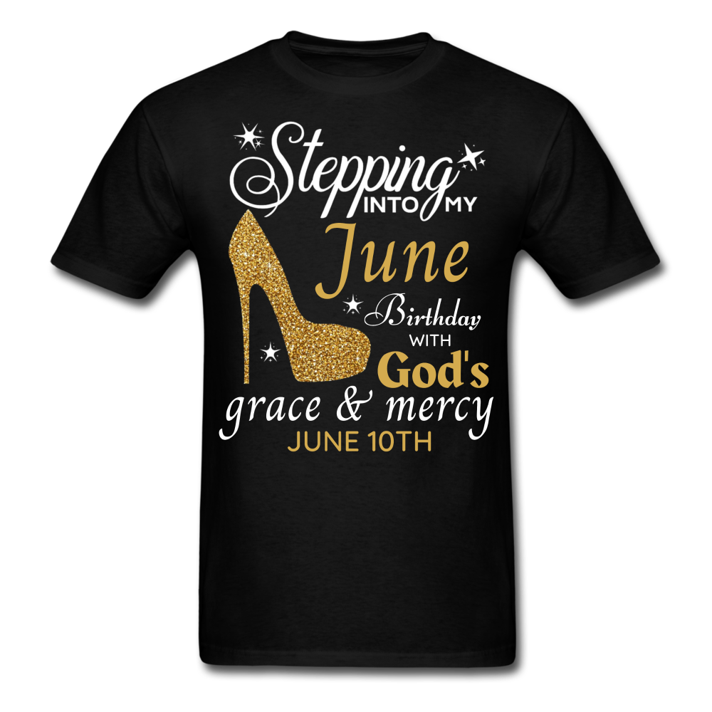 JUNE 10TH GRACE UNISEX SHIRT - black