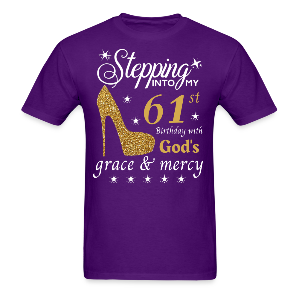 STEP 61 GRACE MERCY UNISEX SHIRT - purple