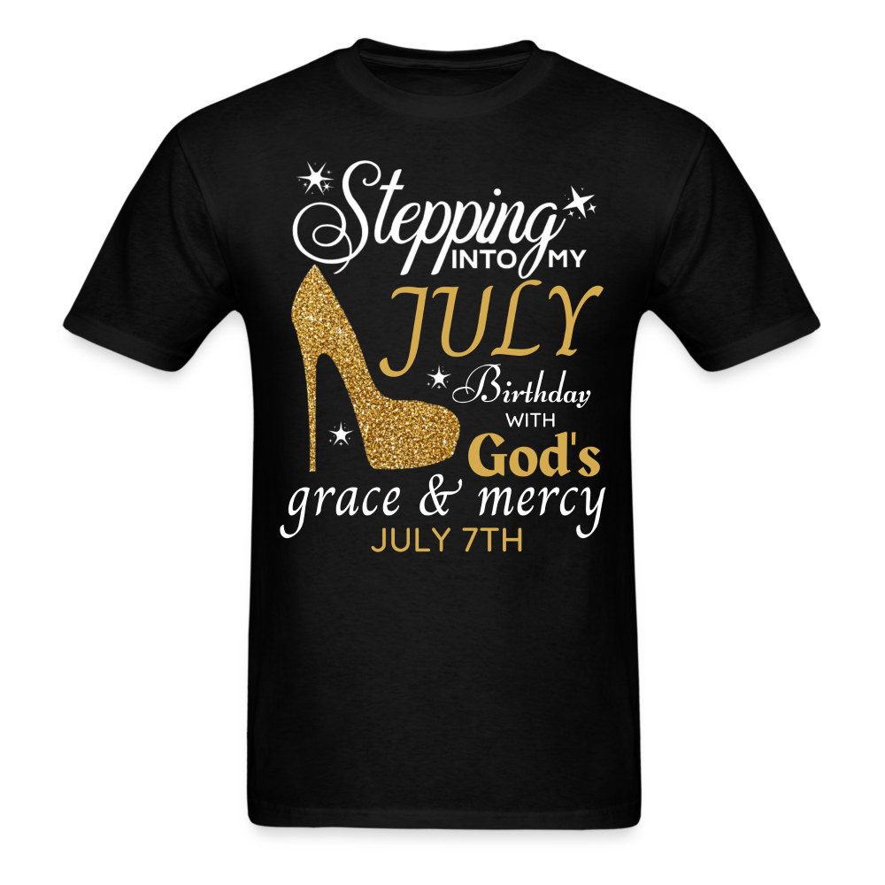 JULY 7TH GRACE UNISEX SHIRT - black