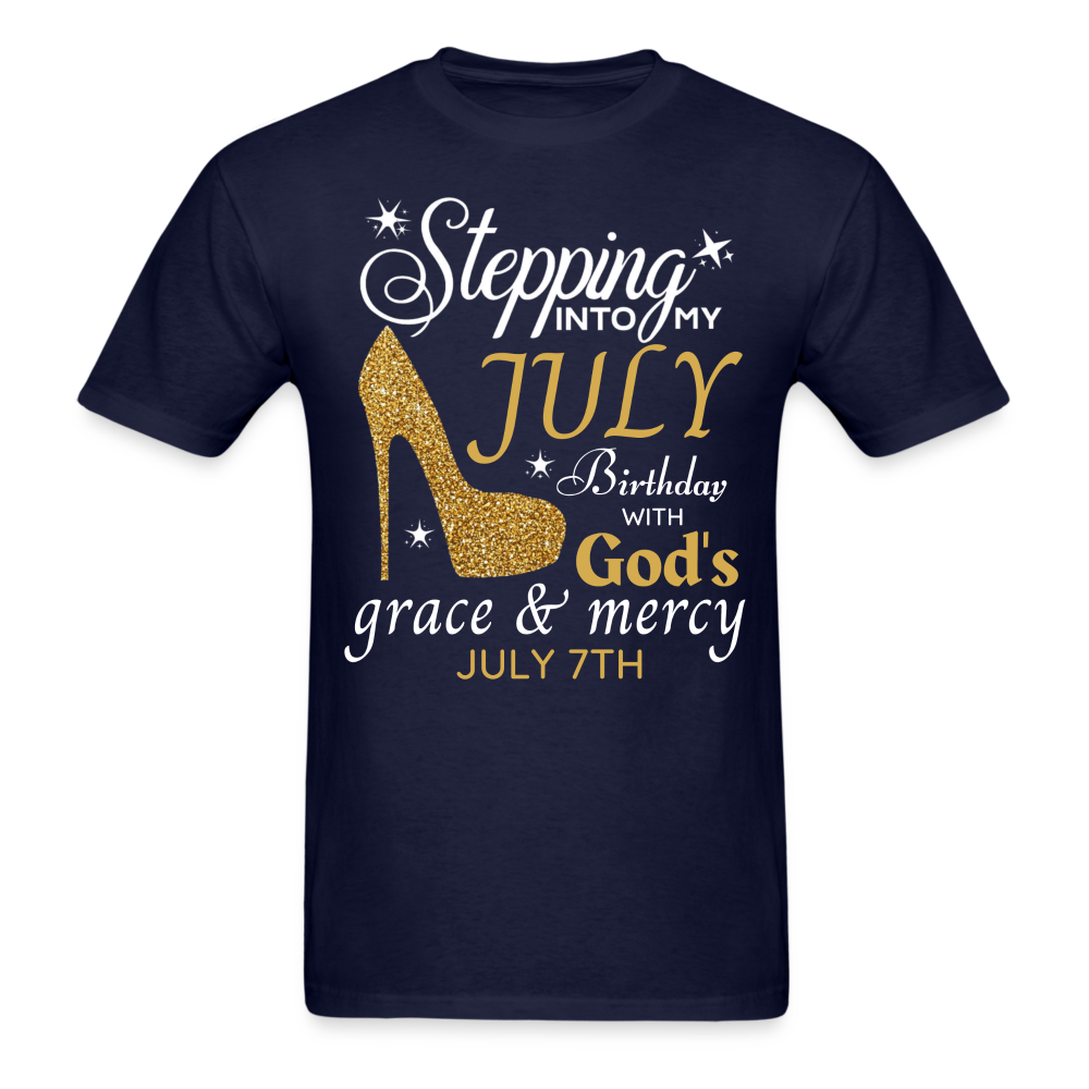 JULY 7TH GRACE UNISEX SHIRT - navy