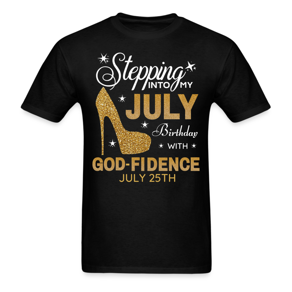 JULY 25TH GODFIDENCE SHIRT - black