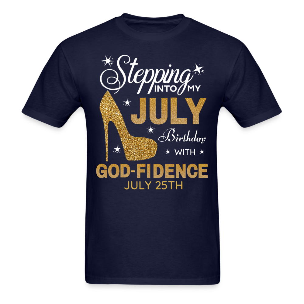 JULY 25TH GODFIDENCE SHIRT - navy