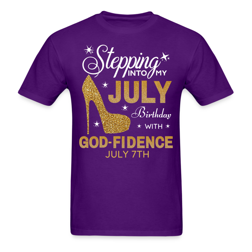 JULY 7TH GODFIDENCE SHIRT - purple