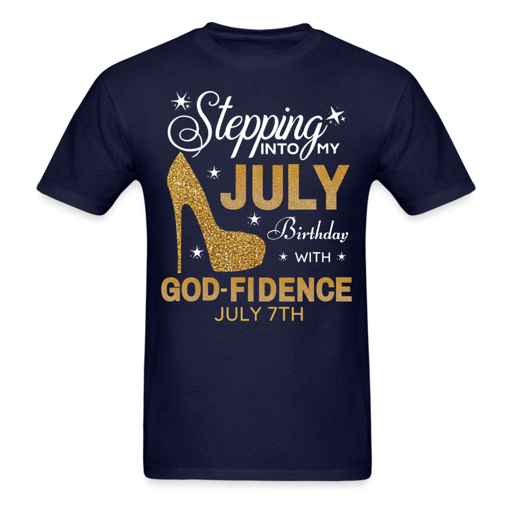 JULY 7TH GODFIDENCE SHIRT - navy