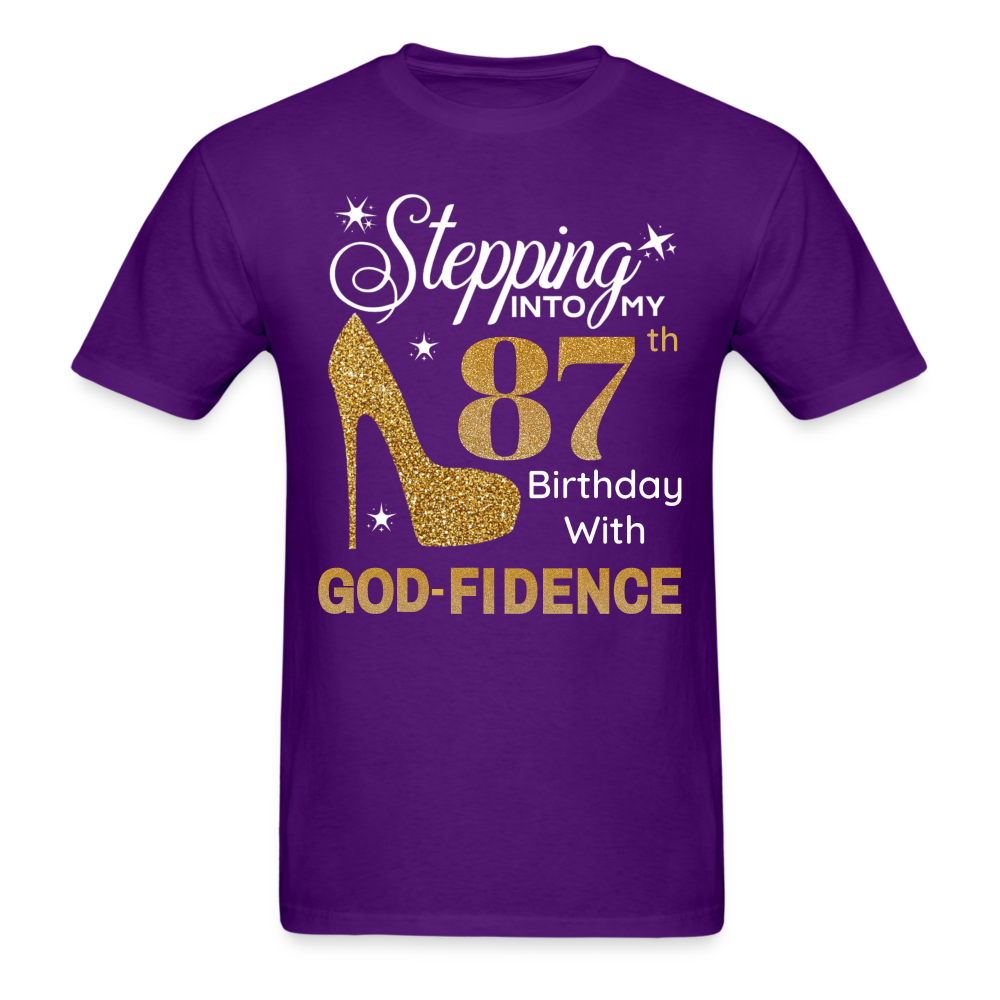 87 GODFIDENCE SHIRT - purple