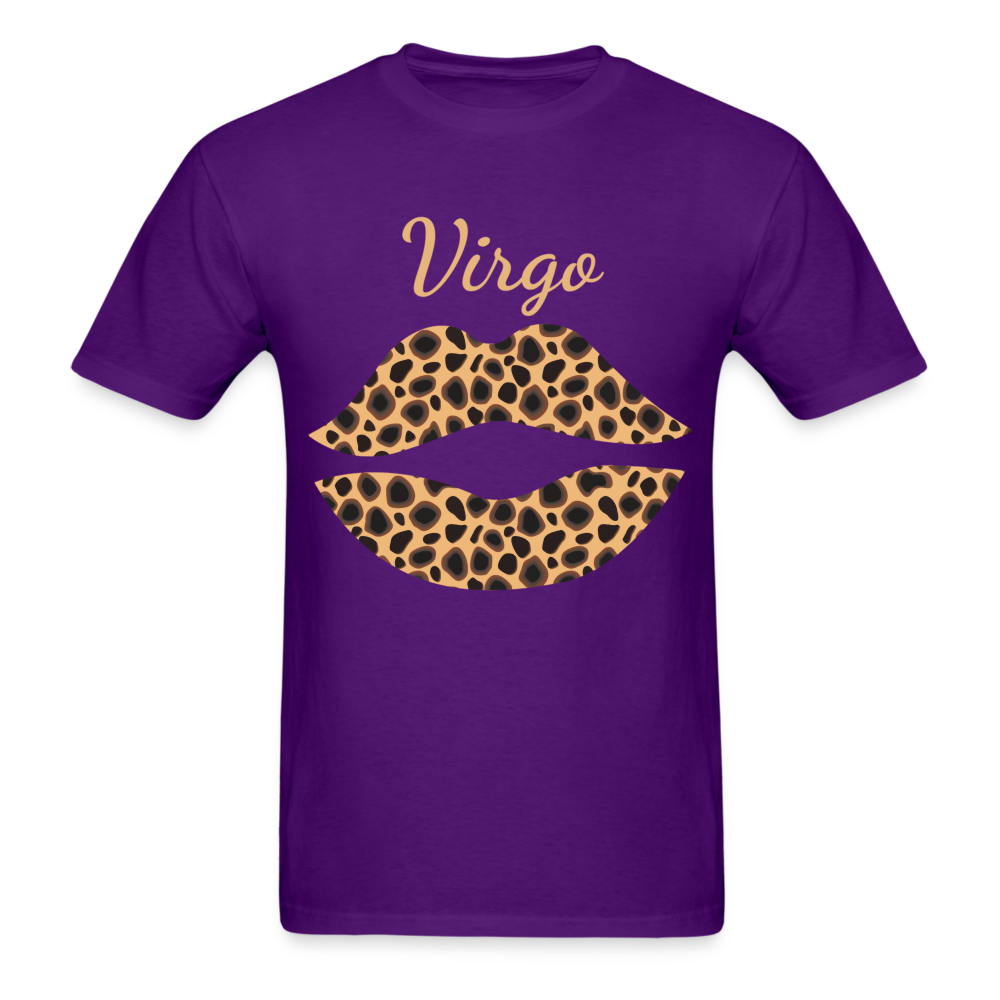 VIRGO LEOPARD LIPS UNISEX SHIRT - purple