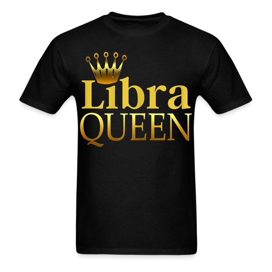 LIBRA GOLD CROWN UNISEX SHIRT - black