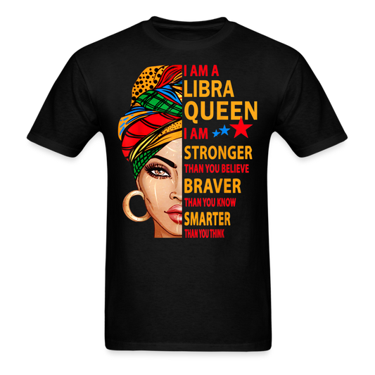 LIBRA QUEEN STRONG UNISEX SHIRT - black