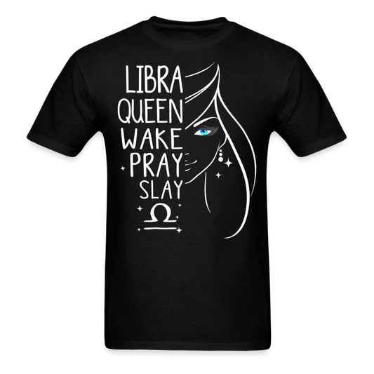 LIBRA SLAY QUEEN UNISEX SHIRT - black