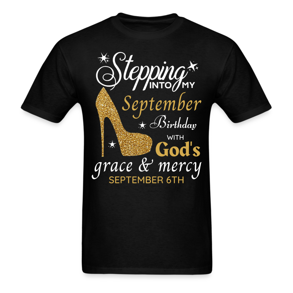 SEPTEMBER 6TH GRACE UNISEX SHIRT - black