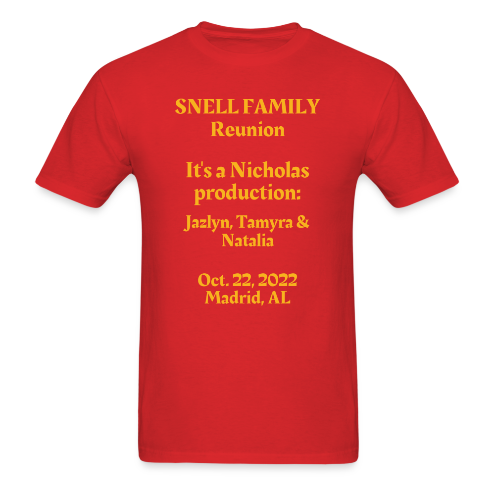 SNELL FAMILY - NICHOLAS - red