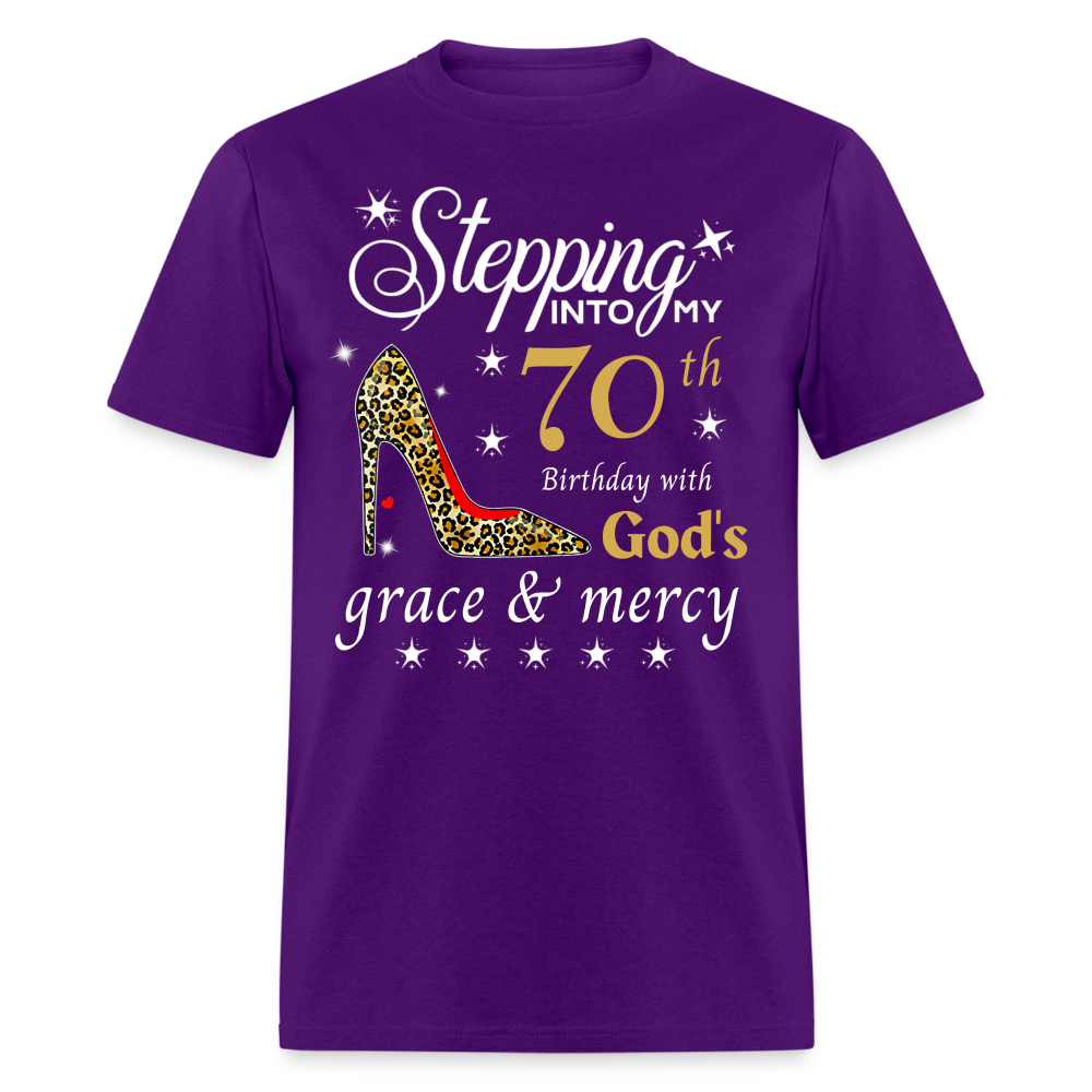 70 GODS GRACE MERCY UNISEX SHIRT - purple