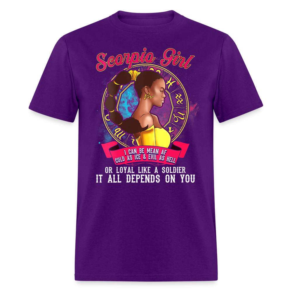 SCORPIO HELL UNISEX SHIRT - purple