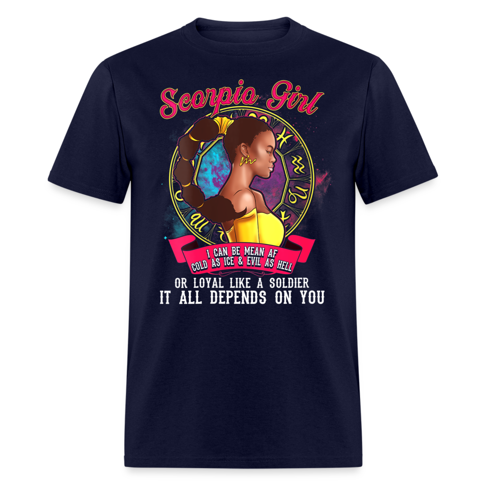 SCORPIO HELL UNISEX SHIRT - navy