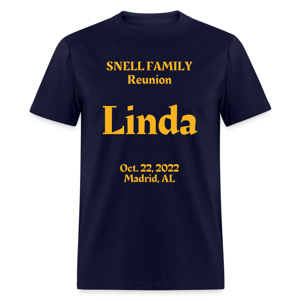 LINDA SNELL FAMILY FRONT BACK - navy