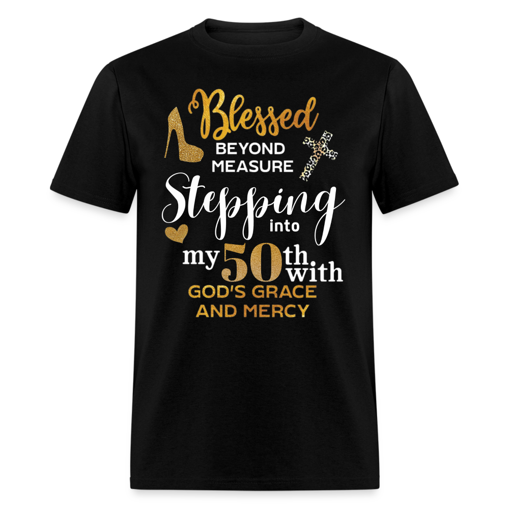 BLESSED STEPPING 50 SHIRT - black