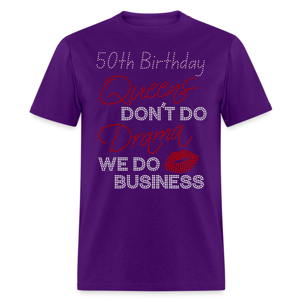 50TH BUSINESS QUEENS SHIRT - purple