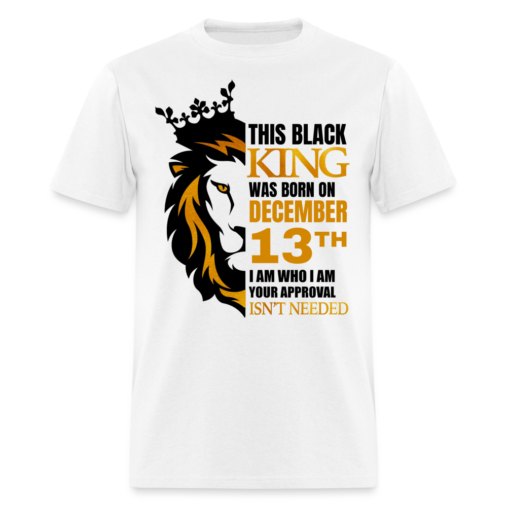 13TH DECEMBER BLACK KING SHIRT - white