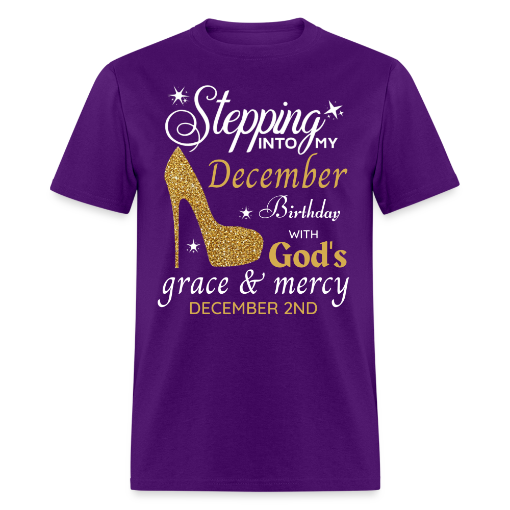 DECEMBER 2ND GRACE SHIRT - purple