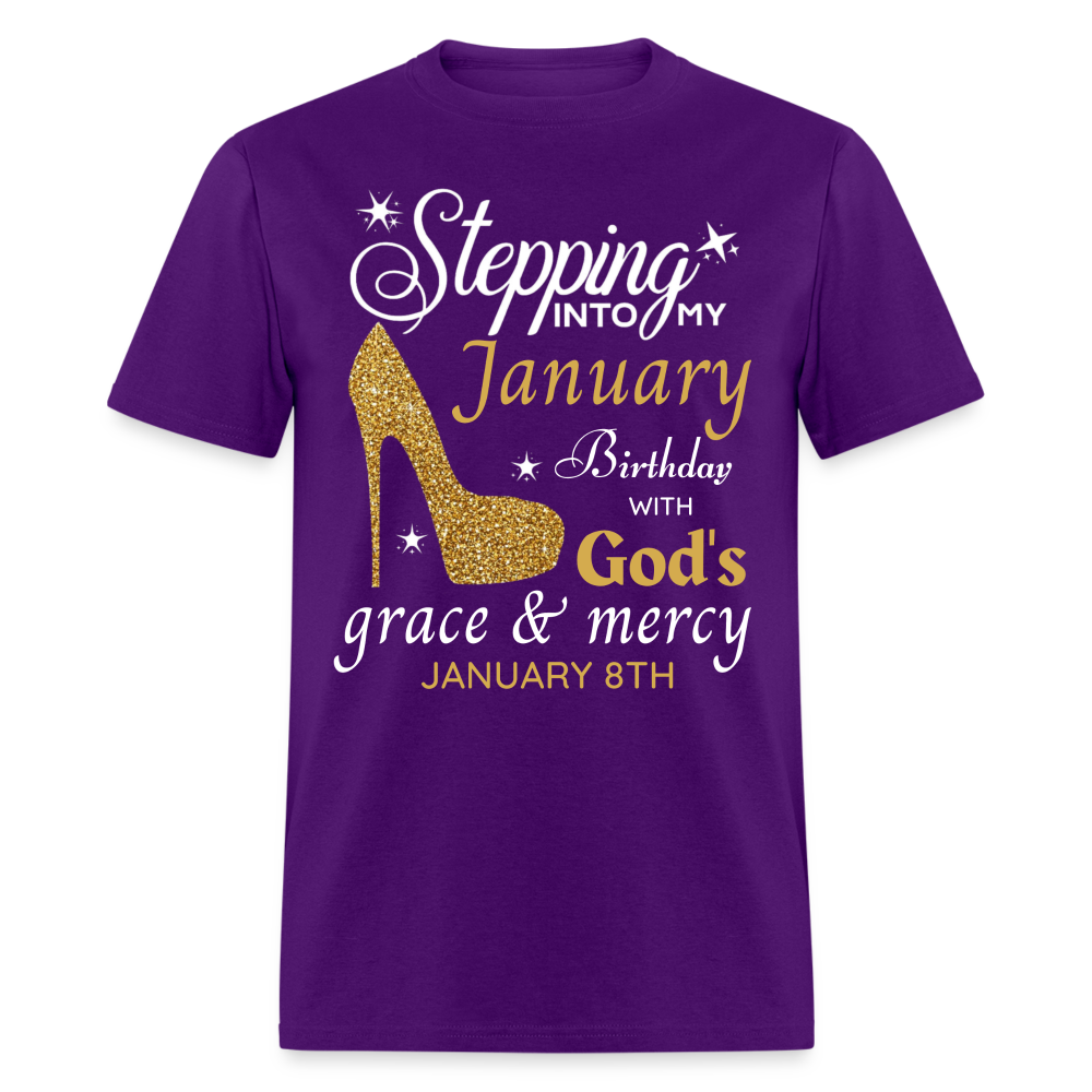 JANUARY 8TH GRACE SHIRT - purple