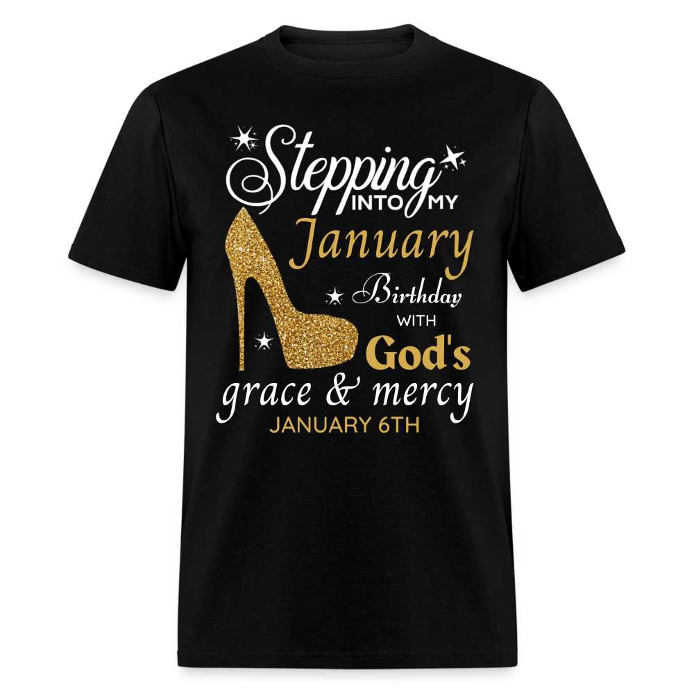 JANUARY 6TH GRACE SHIRT - black