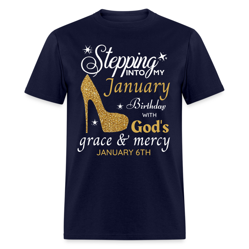 JANUARY 6TH GRACE SHIRT - navy