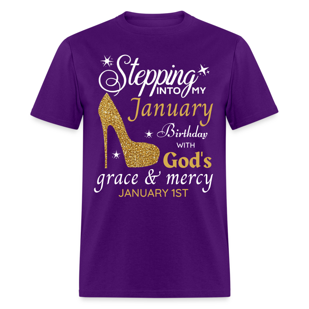 JANUARY 1ST GRACE SHIRT - purple