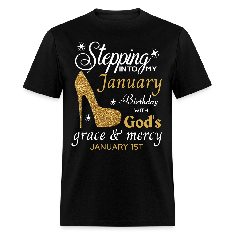 JANUARY 1ST GRACE SHIRT - black