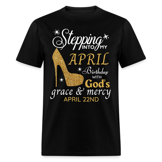 APRIL 22ND GRACE SHIRT - black